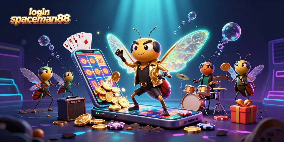 Experience the thrill of login spaceman88 with vibrant 3D characters and engaging slot games.
